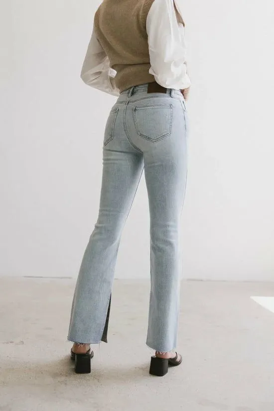 Bohme Ryan Bootcut Jeans In Light Wash Light Wash Women All Bottoms