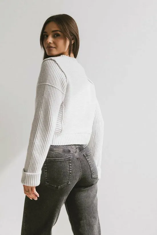 Bohme Serena Knit Sweater In Grey Grey Women Sweaters