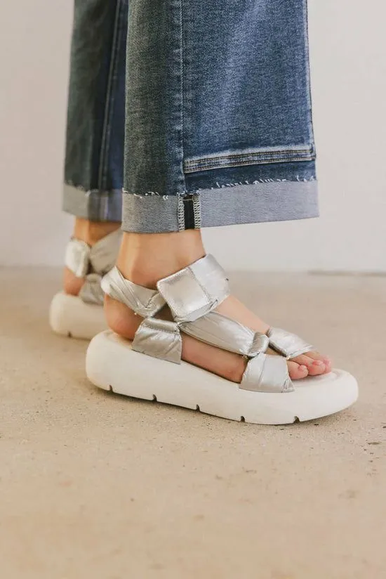 Bohme Seychelles Light Up Platform Sandals In Silver Silver Women Shoes Bohme Seychelles Light Up Platform Sandals In Silver Silver Women Shoes