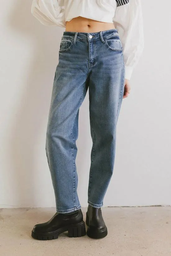 Bohme Suzanne Barrel Jeans Medium Wash Women All Bottoms
