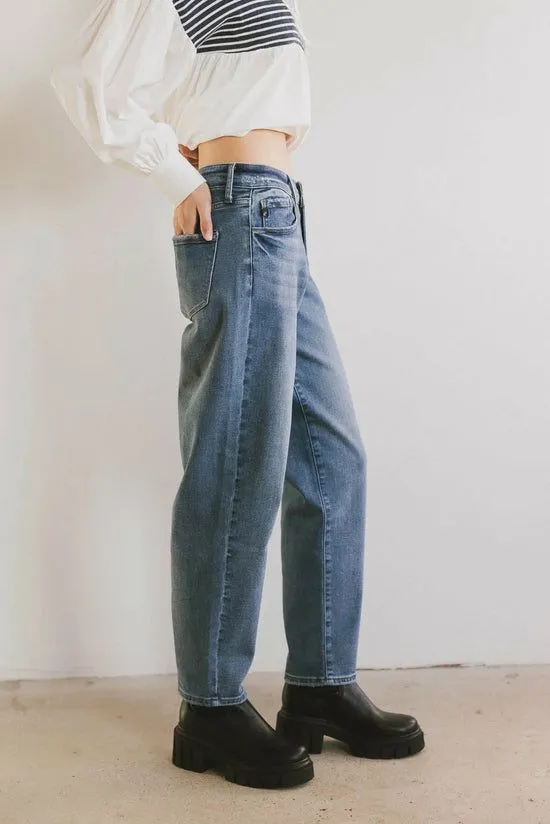 Bohme Suzanne Barrel Jeans Medium Wash Women All Bottoms