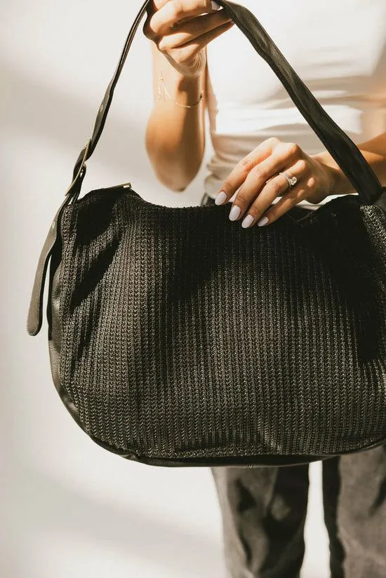 Bohme Toulouse Woven Tote In Black Black Women Bags