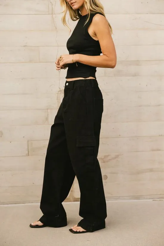 Bohme Tyra Utility Jeans Black Women All Bottoms