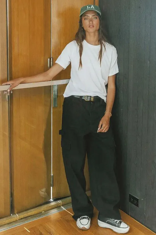 Bohme Tyra Utility Jeans Black Women All Bottoms