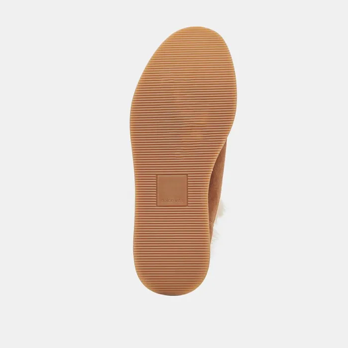 Boots and Booties Women Dolce Vita Ardy Plush H2O Booties Pecan Suede