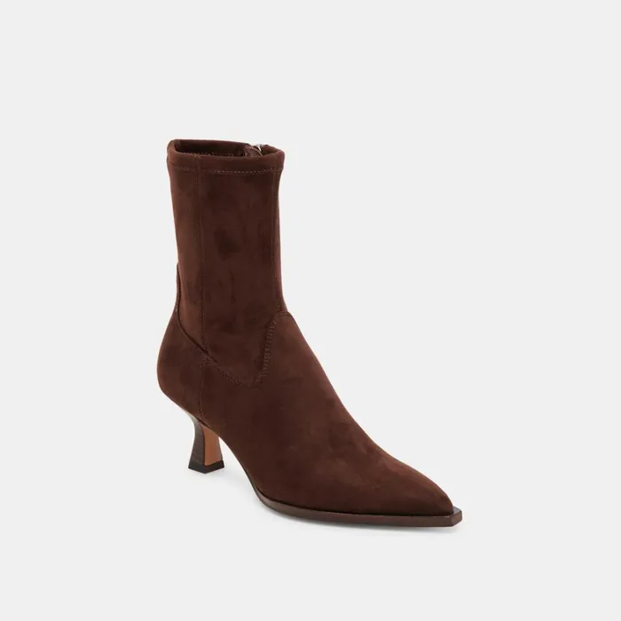 Boots and Booties Women Dolce Vita Arya Boots Dk Brown Stella Suede