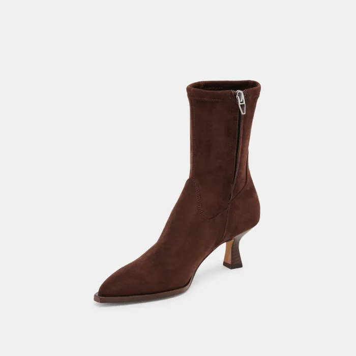 Boots and Booties Women Dolce Vita Arya Boots Dk Brown Stella Suede