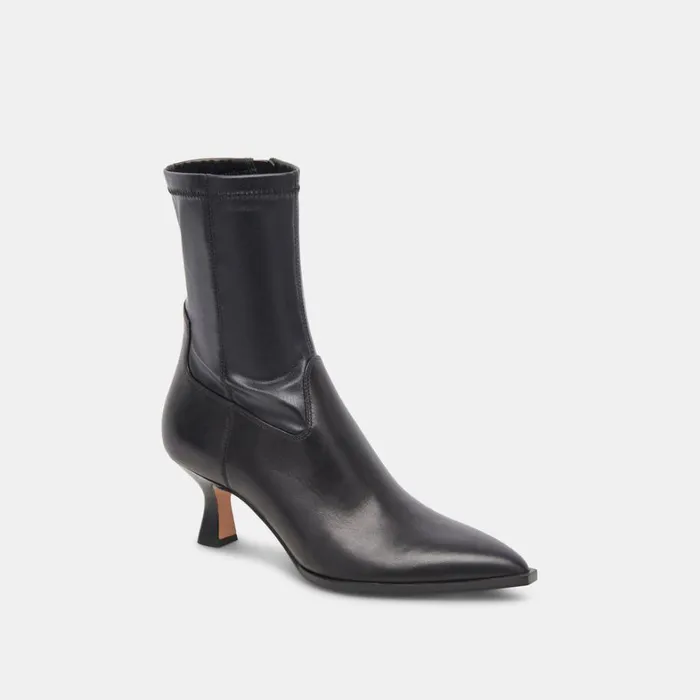 Boots and Booties Women Dolce Vita Arya Wide Calf Boots Black Leather
