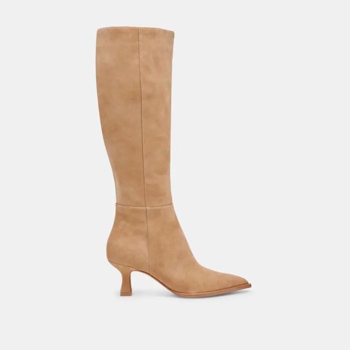 Boots and Booties Women Dolce Vita Auggie Boots Camel Suede