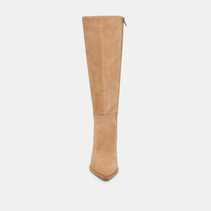 Boots and Booties Women Dolce Vita Auggie Boots Camel Suede