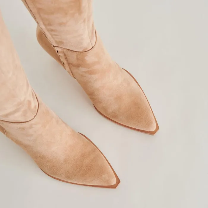 Boots and Booties Women Dolce Vita Auggie Boots Camel Suede