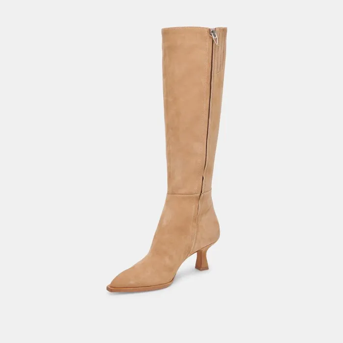 Boots and Booties Women Dolce Vita Auggie Boots Camel Suede