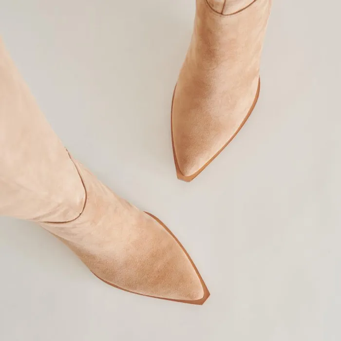 Boots and Booties Women Dolce Vita Auggie Boots Camel Suede