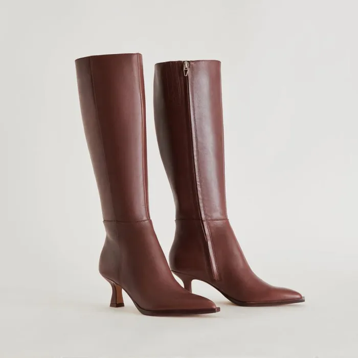 Boots and Booties Women Dolce Vita Auggie Boots Chocolate Leather