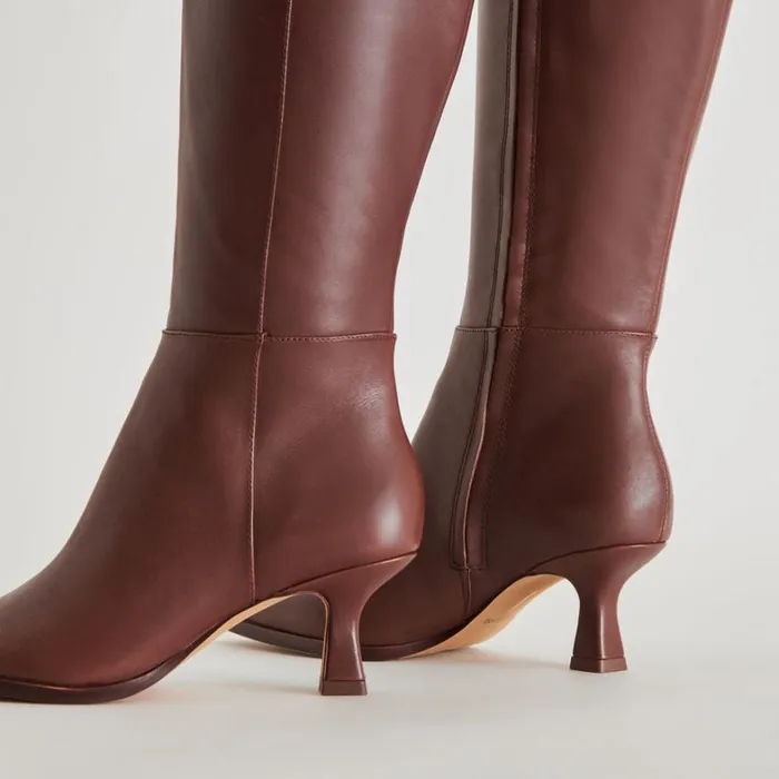Boots and Booties Women Dolce Vita Auggie Boots Chocolate Leather