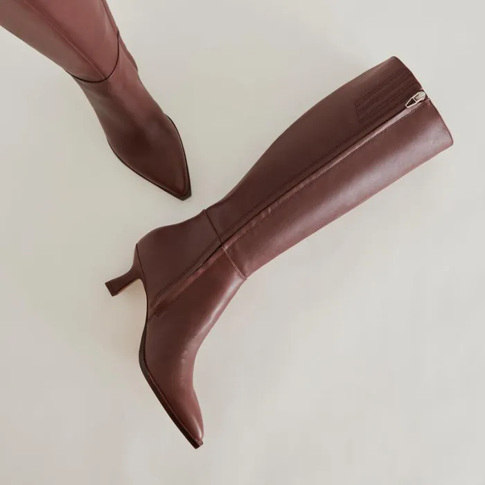 Boots and Booties Women Dolce Vita Auggie Boots Chocolate Leather