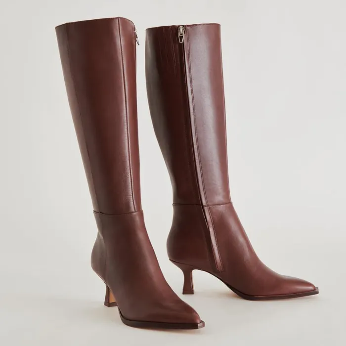 Boots and Booties Women Dolce Vita Auggie Boots Chocolate Leather