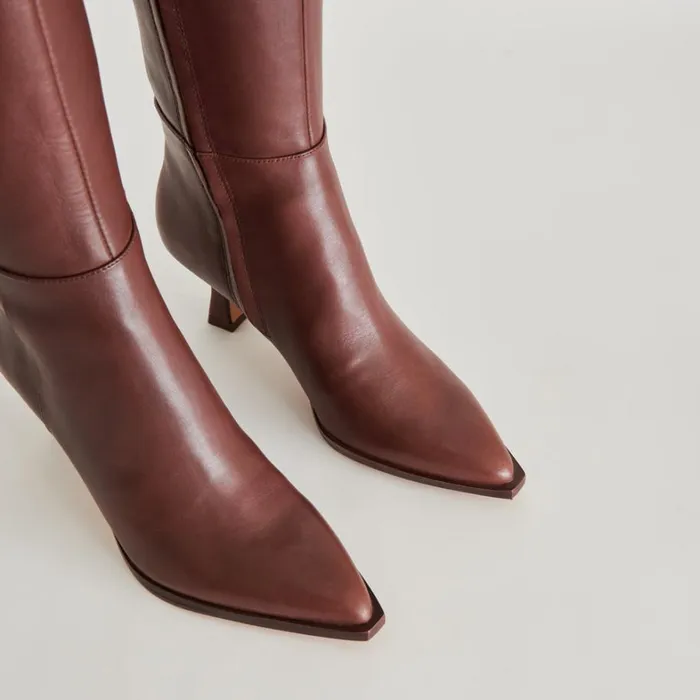 Boots and Booties Women Dolce Vita Auggie Boots Chocolate Leather