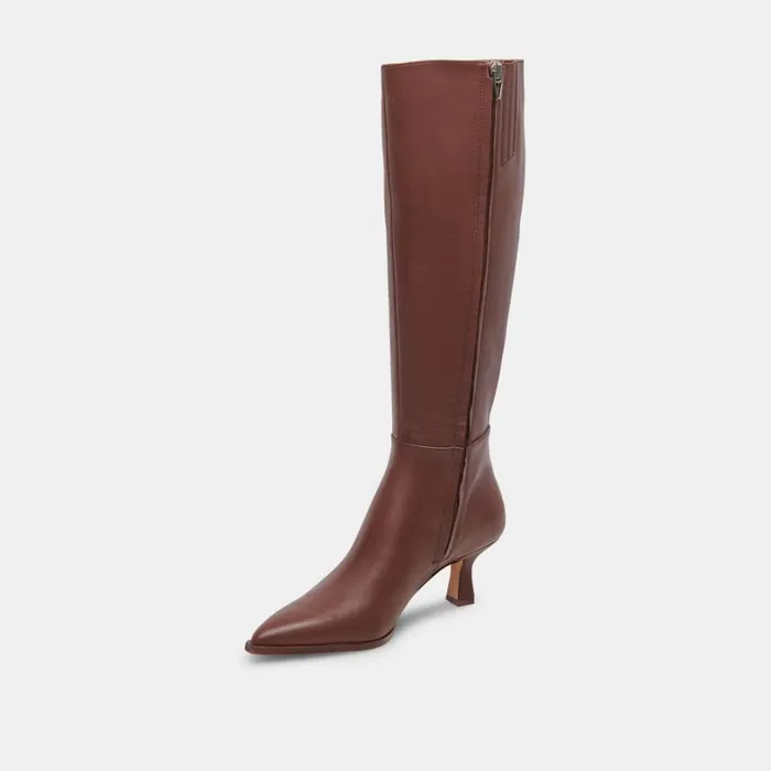 Boots and Booties Women Dolce Vita Auggie Boots Chocolate Leather