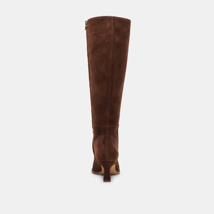 Boots and Booties Women Dolce Vita Auggie Boots Dk Brown Suede