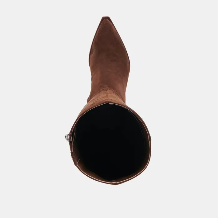 Boots and Booties Women Dolce Vita Auggie Boots Dk Brown Suede