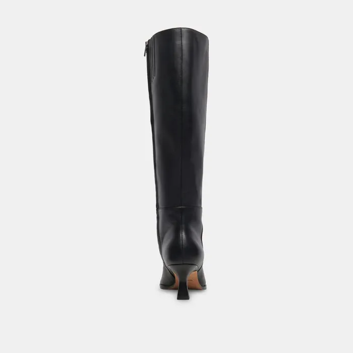 Boots and Booties Women Dolce Vita Auggie Wide Calf Boots Black Leather