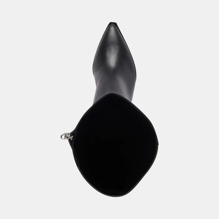 Boots and Booties Women Dolce Vita Auggie Wide Calf Boots Black Leather