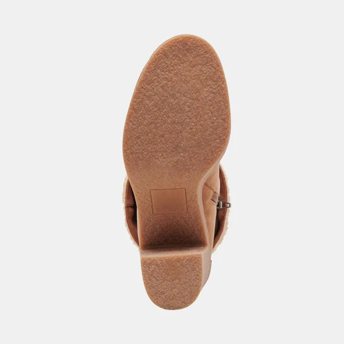 Boots and Booties Women Dolce Vita Caddie Plush Boots Praline Nubuck