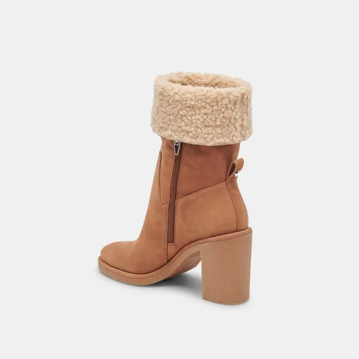 Boots and Booties Women Dolce Vita Caddie Plush Boots Praline Nubuck