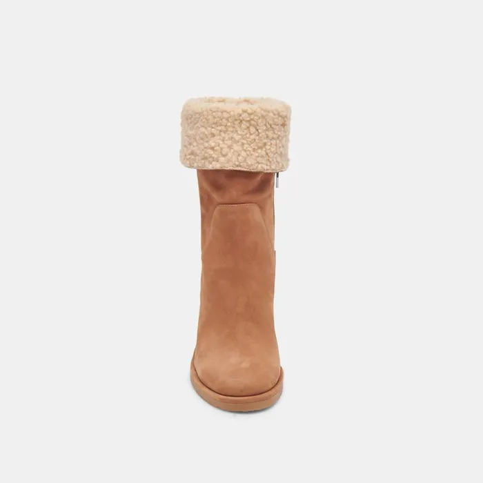 Boots and Booties Women Dolce Vita Caddie Plush Boots Praline Nubuck