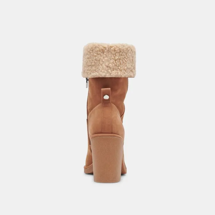 Boots and Booties Women Dolce Vita Caddie Plush Boots Praline Nubuck