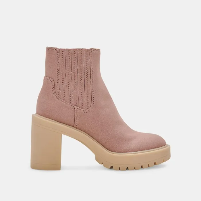 Boots and Booties Women Dolce Vita Caster Booties Cafe Canvas