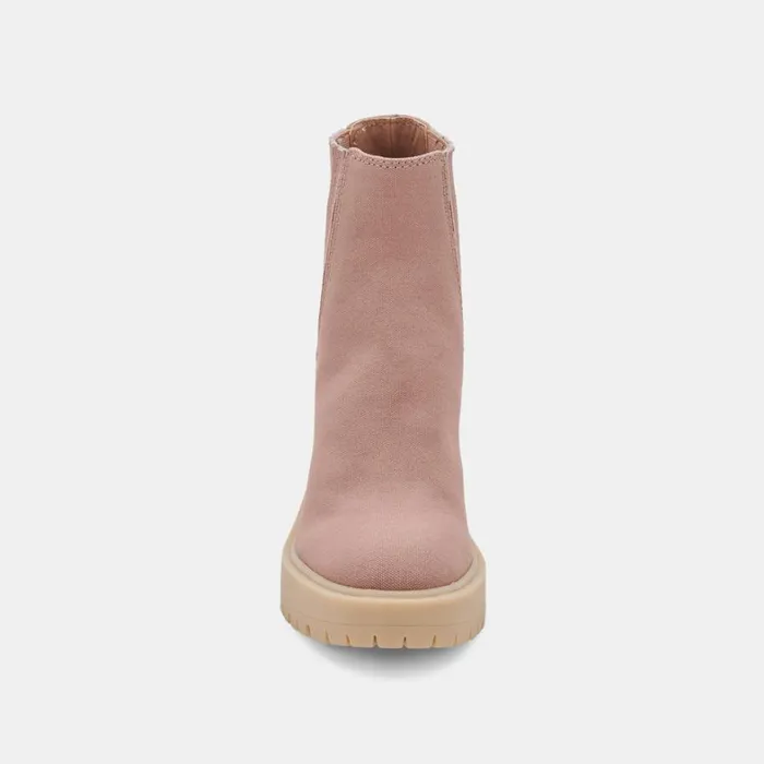Boots and Booties Women Dolce Vita Caster Booties Cafe Canvas