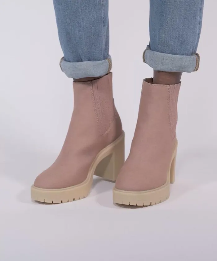 Boots and Booties Women Dolce Vita Caster Booties Cafe Canvas