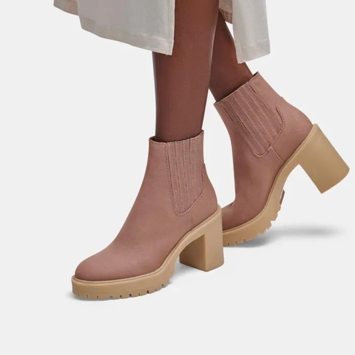 Boots and Booties Women Dolce Vita Caster Booties Cafe Canvas