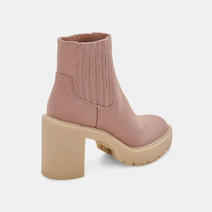 Boots and Booties Women Dolce Vita Caster Booties Cafe Canvas