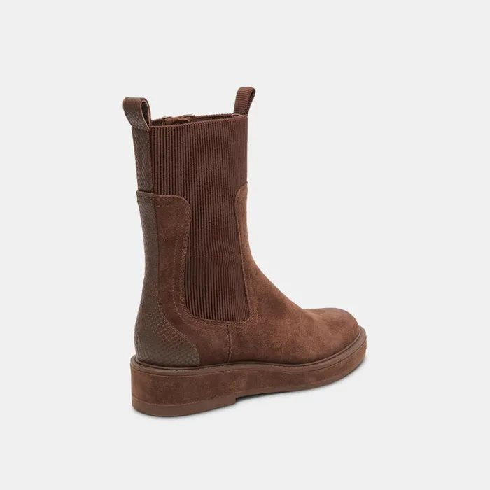 Boots and Booties Women Dolce Vita Elyse H2O Wide Boots Cocoa Suede