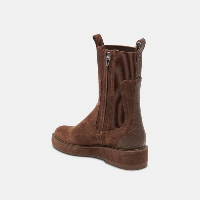 Boots and Booties Women Dolce Vita Elyse H2O Wide Boots Cocoa Suede