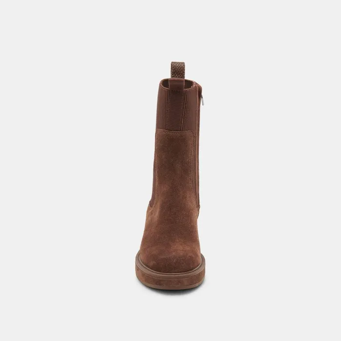 Boots and Booties Women Dolce Vita Elyse H2O Wide Boots Cocoa Suede