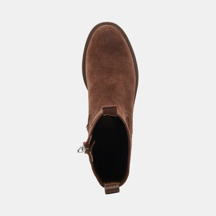 Boots and Booties Women Dolce Vita Elyse H2O Wide Boots Cocoa Suede