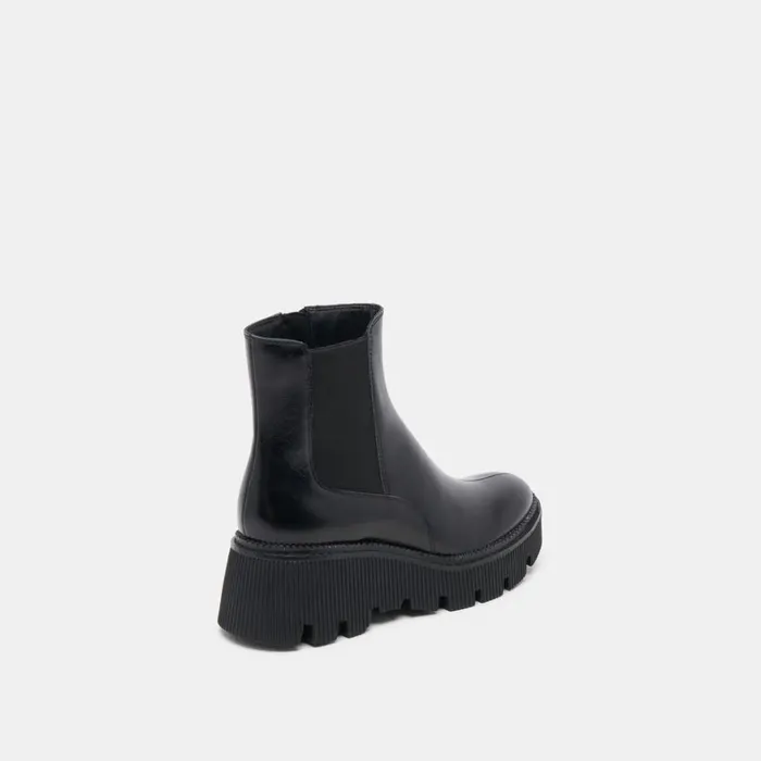 Boots and Booties Women Dolce Vita Emmet H2O Boots Midnight Crinkle Patent