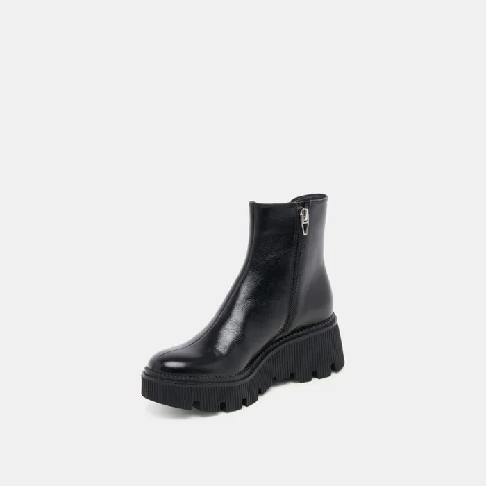 Boots and Booties Women Dolce Vita Emmet H2O Boots Midnight Crinkle Patent