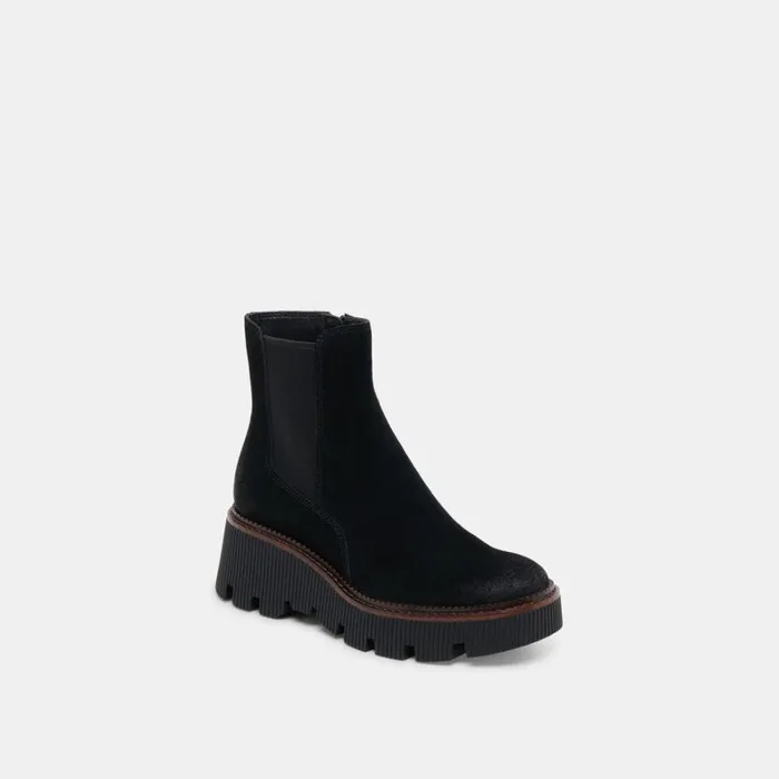 Boots and Booties Women Dolce Vita Emmet H2O Boots Onyx Suede