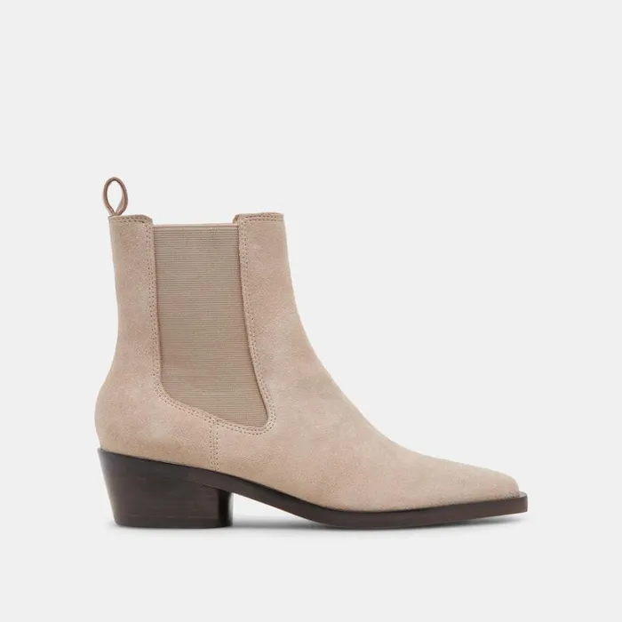 Boots and Booties Women Dolce Vita Foster Booties Taupe Suede