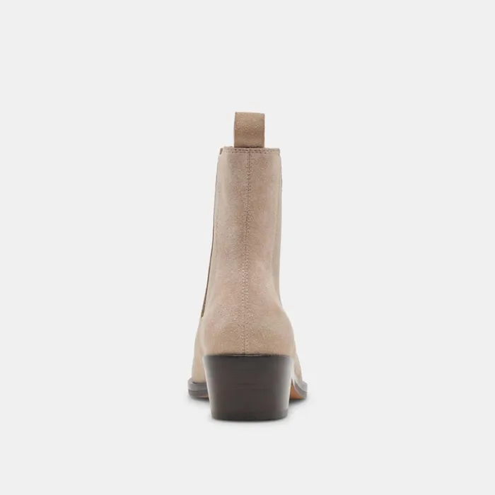 Boots and Booties Women Dolce Vita Foster Booties Taupe Suede