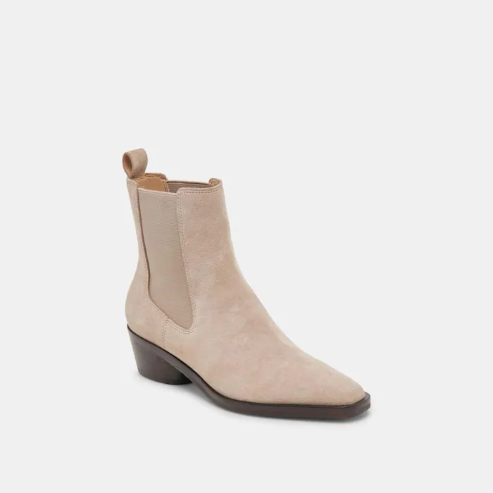 Boots and Booties Women Dolce Vita Foster Booties Taupe Suede