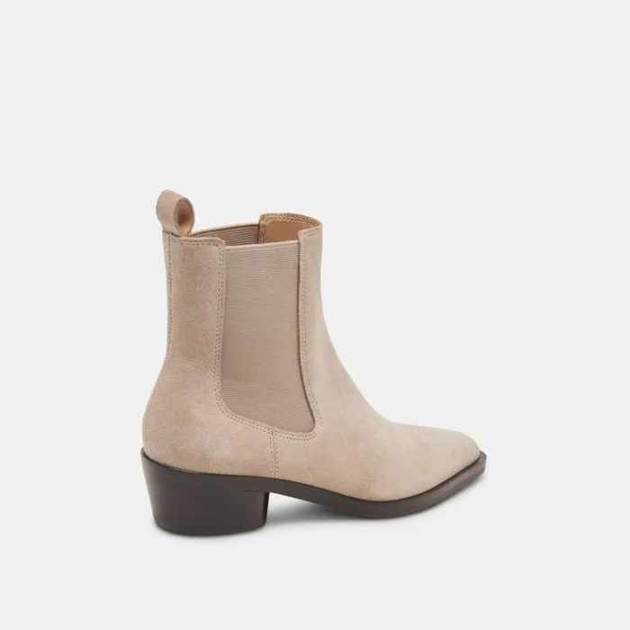 Boots and Booties Women Dolce Vita Foster Booties Taupe Suede