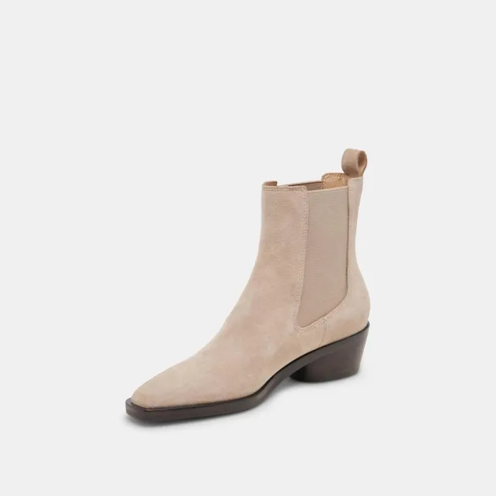 Boots and Booties Women Dolce Vita Foster Booties Taupe Suede