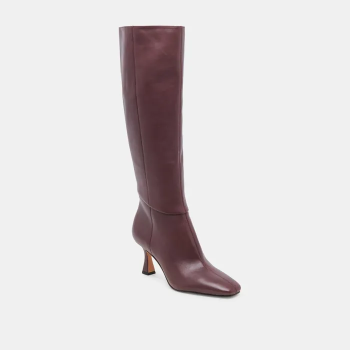 Boots and Booties Women Dolce Vita Gyra Boots Wine Leather