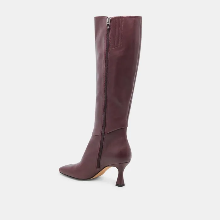 Boots and Booties Women Dolce Vita Gyra Boots Wine Leather